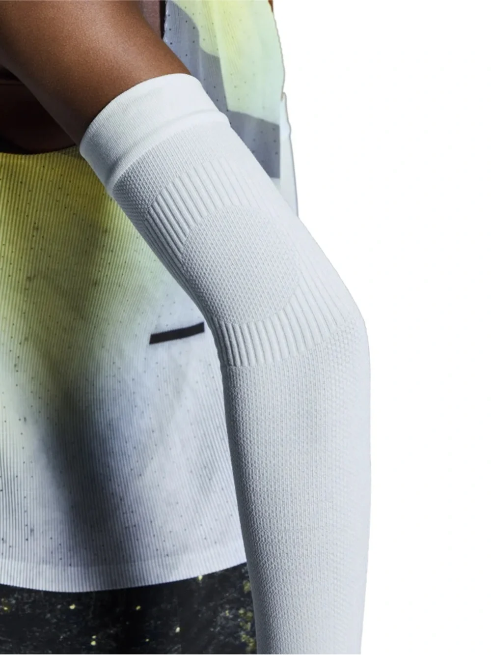 NWT son running performance arm sleeves XS-S white - Picture 1 of 7